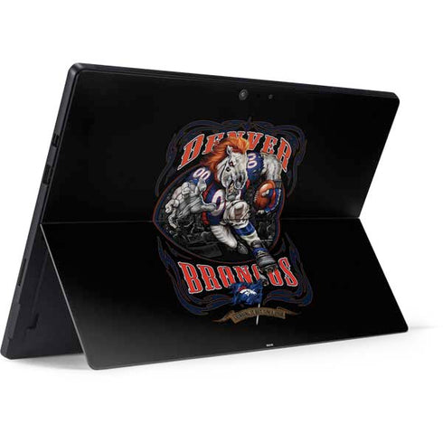 Liquid Blue NFL Denver Broncos Running Back Surface Pro 7 Skin