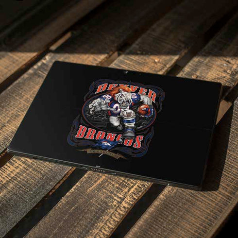 Liquid Blue NFL Denver Broncos Running Back Surface Pro 7 Skin