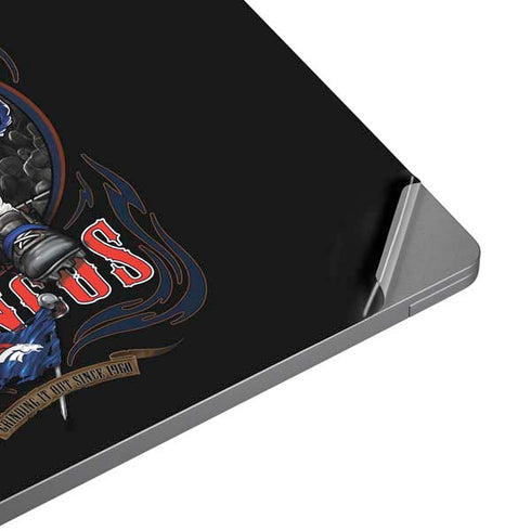 Liquid Blue NFL Denver Broncos Running Back Universal Laptop 15in (12.2 x 8.8in) Skin