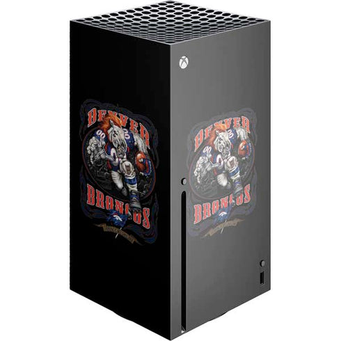 Liquid Blue NFL Denver Broncos Running Back Xbox Series X Console Skin