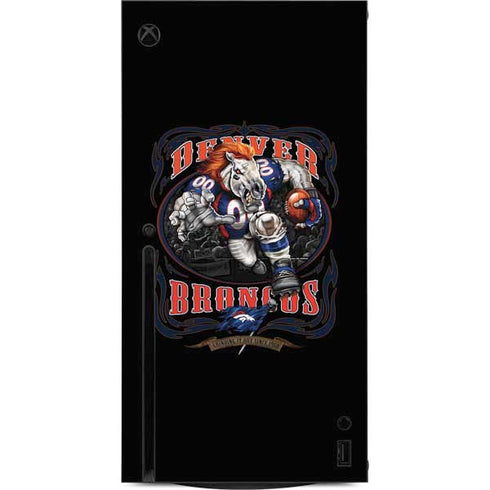 Liquid Blue NFL Denver Broncos Running Back Xbox Series X Console Skin