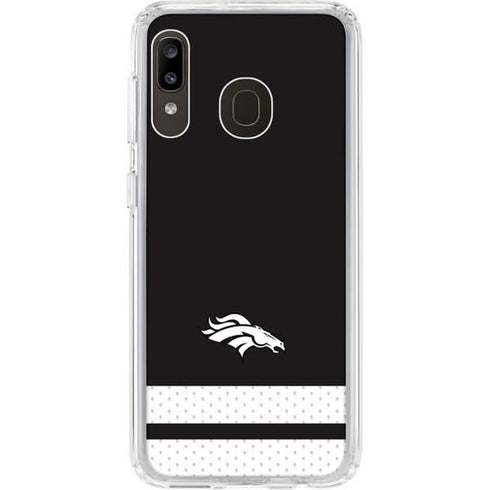 NFL Denver Broncos Shutout Galaxy A20 Clear Case