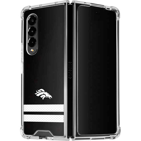 NFL Denver Broncos Shutout Galaxy Z Fold4 5G Clear Case