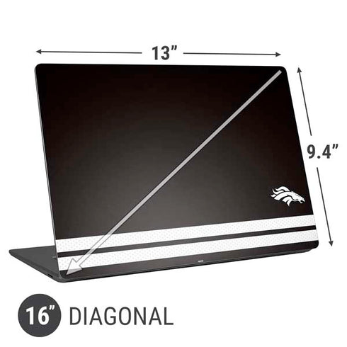 NFL Denver Broncos Shutout Universal Laptop 16in (13 x 9.4in) Skin
