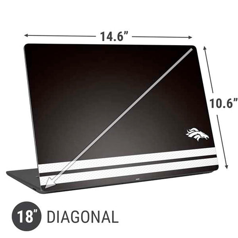 NFL Denver Broncos Shutout Universal Laptop 18in (14.6 x 10.6in) Skin