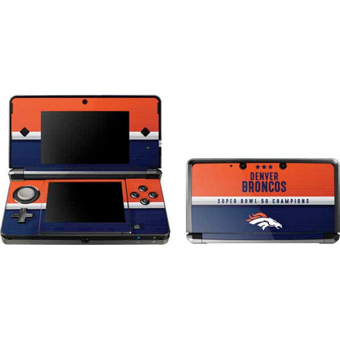 NFL Denver Broncos Super Bowl 50 Champions 3DS (2011) Skin