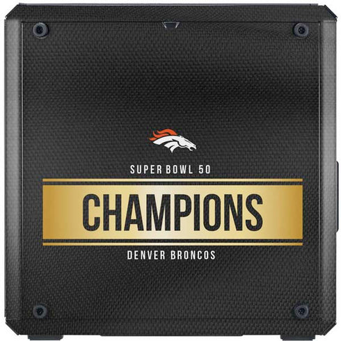 NFL Denver Broncos Super Bowl 50 Champions Black Cooler Master MasterBox Q300L Mini Tower Skin