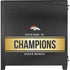 NFL Denver Broncos Super Bowl 50 Champions Black Corsair 4000D Tempered Glass Mid-Tower ATX Case Skin