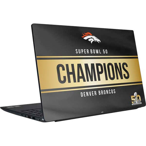 NFL Denver Broncos Super Bowl 50 Champions Black Dell Vostro Skin