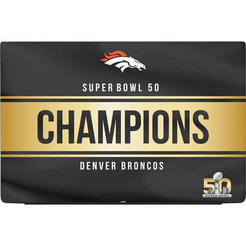 NFL Denver Broncos Super Bowl 50 Champions Black Dell Vostro Skin