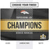 NFL Denver Broncos Super Bowl 50 Champions Black Dell Vostro Skin