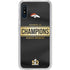 NFL Denver Broncos Super Bowl 50 Champions Black Galaxy A10e Clear Case