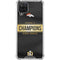 NFL Denver Broncos Super Bowl 50 Champions Black Galaxy A12 Clear Case