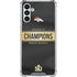 NFL Denver Broncos Super Bowl 50 Champions Black Galaxy A13 5G Clear Case