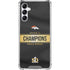 NFL Denver Broncos Super Bowl 50 Champions Black Galaxy A15 5G Clear Case