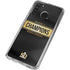NFL Denver Broncos Super Bowl 50 Champions Black Galaxy A21 Clear Case