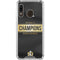 NFL Denver Broncos Super Bowl 50 Champions Black Galaxy A30 Clear Case
