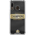 NFL Denver Broncos Super Bowl 50 Champions Black Galaxy A30 Clear Case
