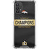 NFL Denver Broncos Super Bowl 50 Champions Black Galaxy A32 5G Clear Case