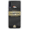 NFL Denver Broncos Super Bowl 50 Champions Black Galaxy A50 Clear Case