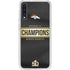 NFL Denver Broncos Super Bowl 50 Champions Black Galaxy A50 Clear Case