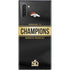 NFL Denver Broncos Super Bowl 50 Champions Black Galaxy Note 10 Skin