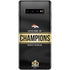 NFL Denver Broncos Super Bowl 50 Champions Black Galaxy S10 Plus Skin