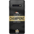 NFL Denver Broncos Super Bowl 50 Champions Black Galaxy S10 Skin