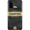 NFL Denver Broncos Super Bowl 50 Champions Black Galaxy S20 Lite Case