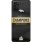 NFL Denver Broncos Super Bowl 50 Champions Black Galaxy S20 Plus Skin