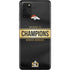 NFL Denver Broncos Super Bowl 50 Champions Black Galaxy S20 Plus Skin