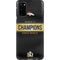 NFL Denver Broncos Super Bowl 50 Champions Black Galaxy S20 Pro Case