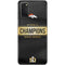 NFL Denver Broncos Super Bowl 50 Champions Black Galaxy S20 Skin