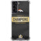 NFL Denver Broncos Super Bowl 50 Champions Black Galaxy S21 5G Clear Case