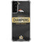 NFL Denver Broncos Super Bowl 50 Champions Black Galaxy S21 Plus 5G Clear Case