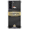 NFL Denver Broncos Super Bowl 50 Champions Black Galaxy S22 Clear Case