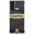 NFL Denver Broncos Super Bowl 50 Champions Black Galaxy S22 Clear Case