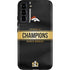 NFL Denver Broncos Super Bowl 50 Champions Black Galaxy S22 Plus Pro Case