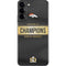 NFL Denver Broncos Super Bowl 50 Champions Black Galaxy S22 Plus Skin