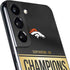 NFL Denver Broncos Super Bowl 50 Champions Black Galaxy S22 Plus Skin