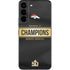 NFL Denver Broncos Super Bowl 50 Champions Black Galaxy S22 Skin