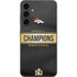 NFL Denver Broncos Super Bowl 50 Champions Black Galaxy S23 FE Skin