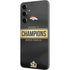 NFL Denver Broncos Super Bowl 50 Champions Black Galaxy S23 FE Skin