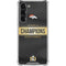NFL Denver Broncos Super Bowl 50 Champions Black Galaxy S23 Plus Clear Case