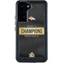 NFL Denver Broncos Super Bowl 50 Champions Black Galaxy S23 Plus Waterproof Case