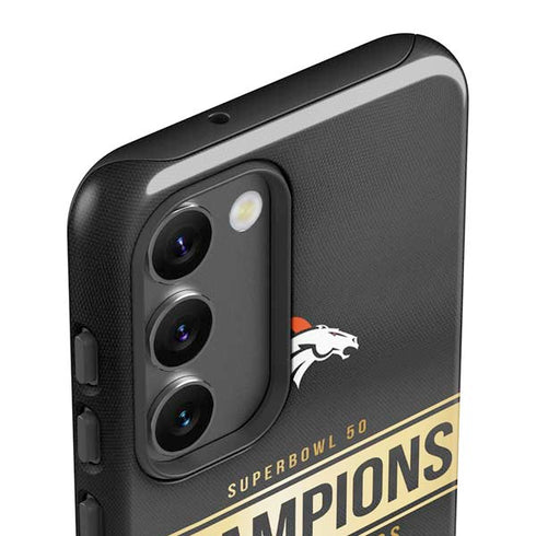 NFL Denver Broncos Super Bowl 50 Champions Black Galaxy S23 Pro Case