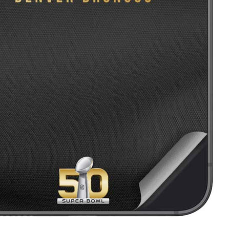 NFL Denver Broncos Super Bowl 50 Champions Black Galaxy S23 Skin