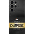 NFL Denver Broncos Super Bowl 50 Champions Black Galaxy S23 Ultra Skin