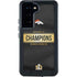 NFL Denver Broncos Super Bowl 50 Champions Black Galaxy S23 Waterproof Case