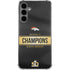 NFL Denver Broncos Super Bowl 50 Champions Black Galaxy S24 Plus Clear Case